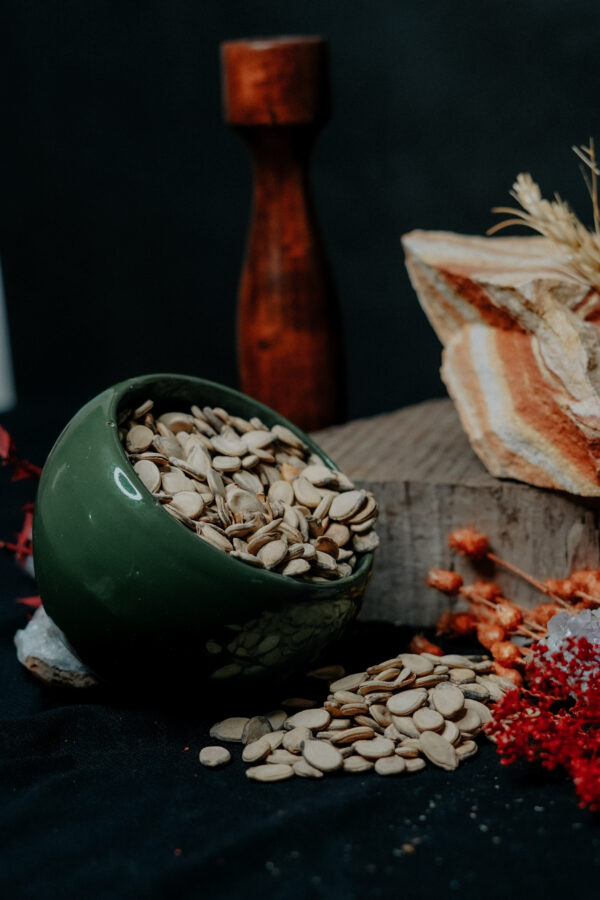 Wassermelonenkerne, geröstet und gesalzen